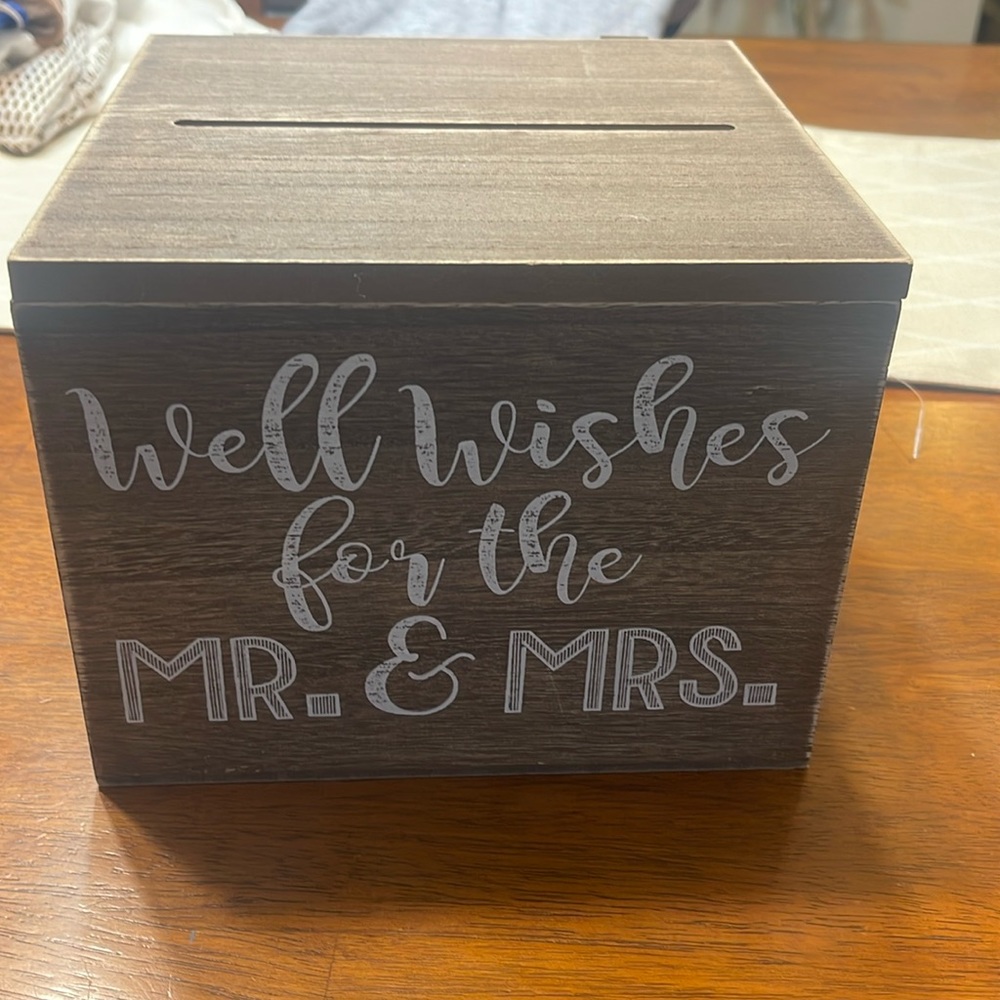 Card box for wedding
